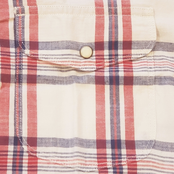 Plaid Santa Fe Western Shirt - Picture 6 of 8